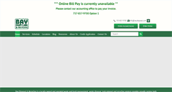 Desktop Screenshot of baydisposal.com